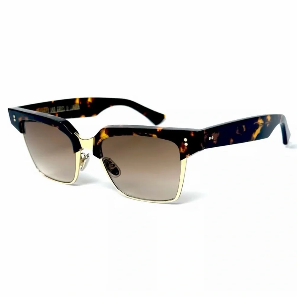 New! Cutler and Gross Sunglasses CG1348S 003, Tortoise Shell Frame, Authentic